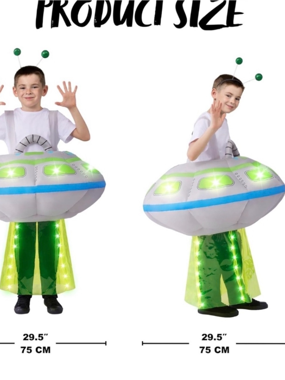 Green Aliens Siblings Costume Set - Zara - Picture 12 of 15